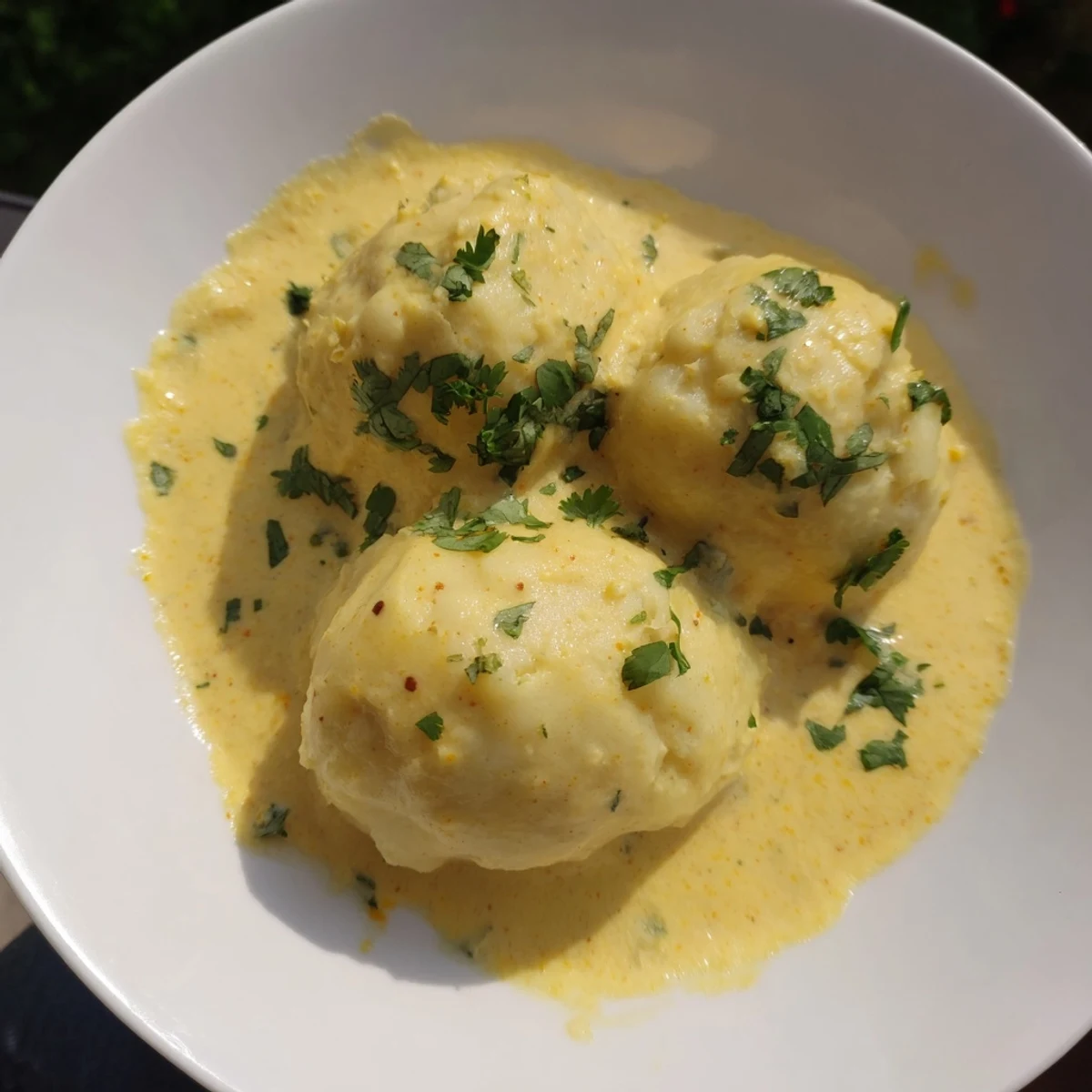 Curry Kartoffel Klöße Genuss