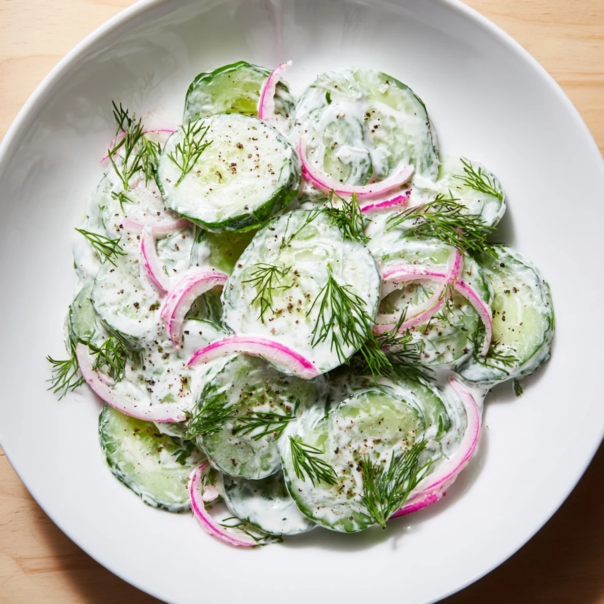 Omas Gurke Dill Salat