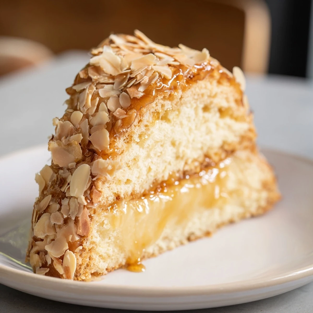 Honigkuchen mit Mandeln Vanille