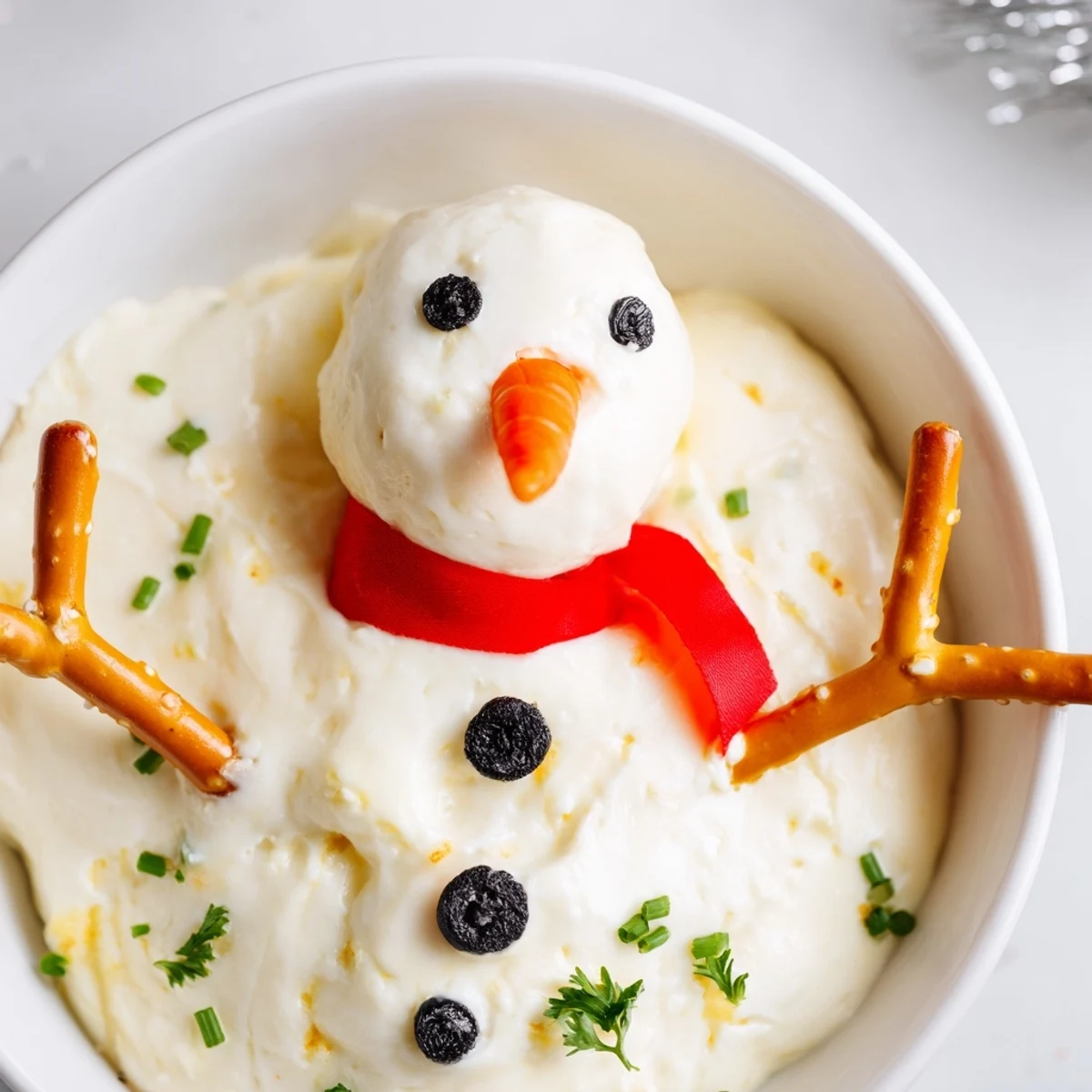 Schmelzender Schneemann Dipp