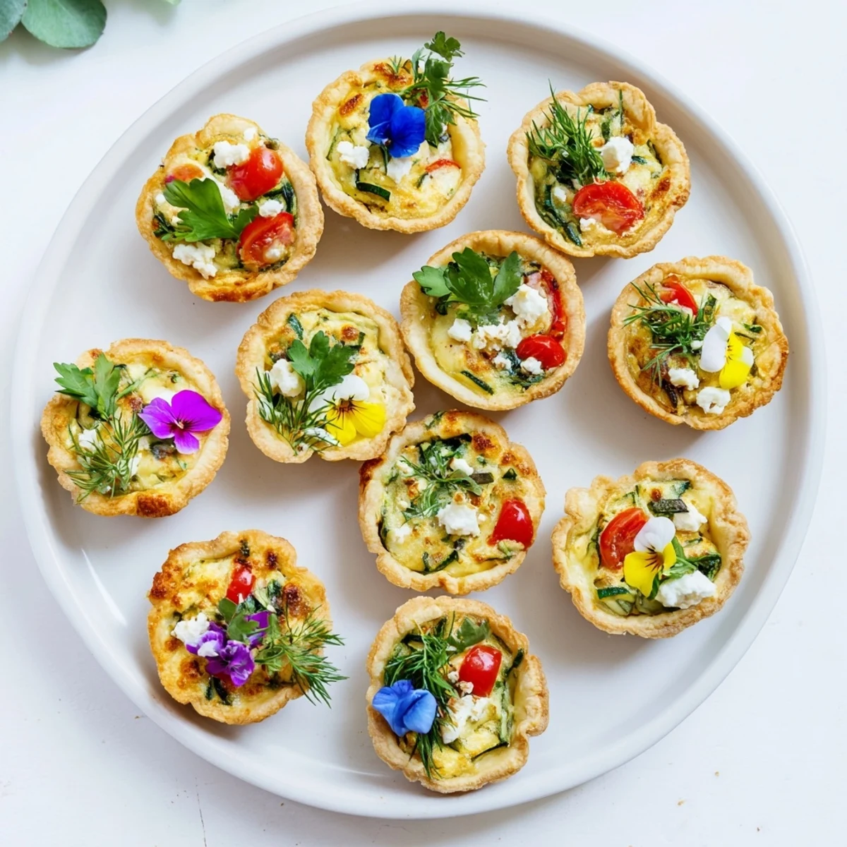 Mini Quiches Frühlingsgemüse
