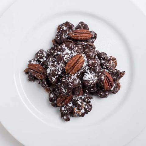 Pinecone Chocolate Nut Clusters