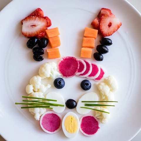 Hasen Silhouette Frühlingsgericht