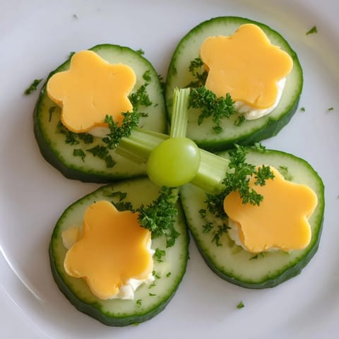 Glücksklee Snack für St. Patrick