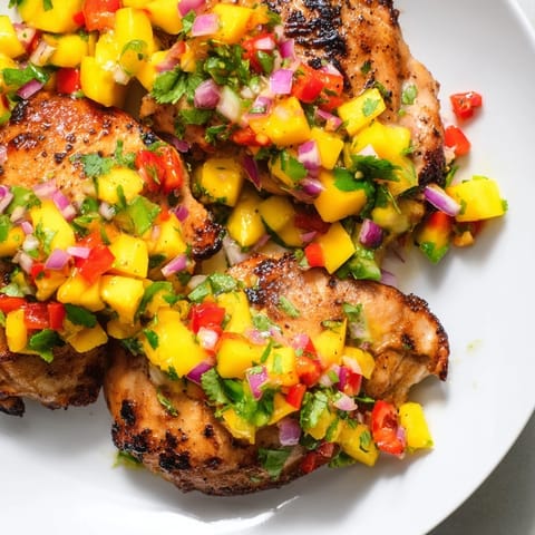 Gegrilltes Mango Chicken