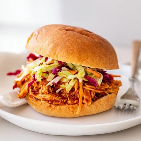 Tender Pulled Chicken Sandwich