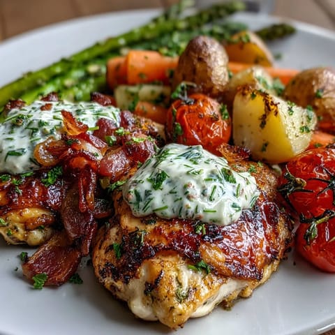 Gesunde Hühnchen mit Frühlingsgemüse