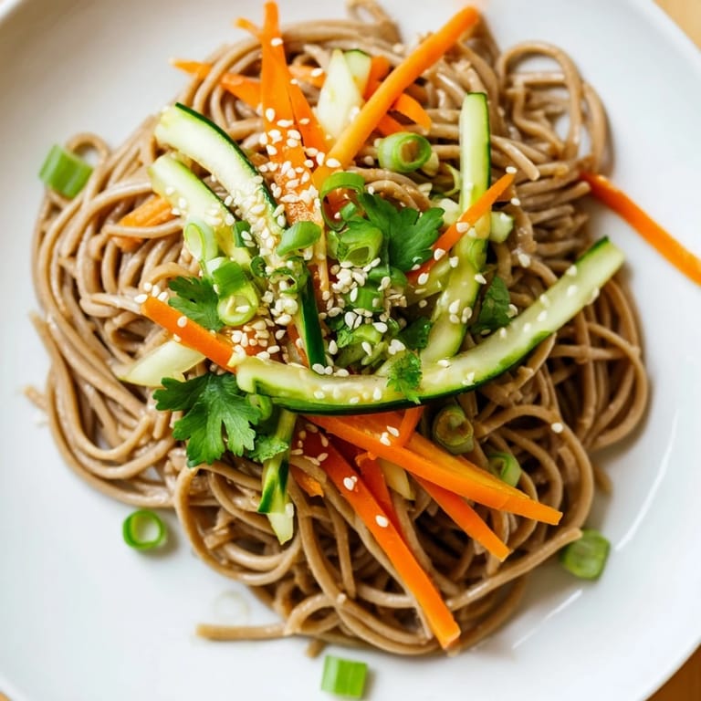 Bright, refreshing image of Chilled Noodle Lunch Cups, a perfect portable Asian-inspired meal.